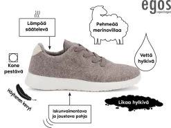 EGOS Sneakerit 600 Natural Grey -Merrell Shop 2001004011960 4